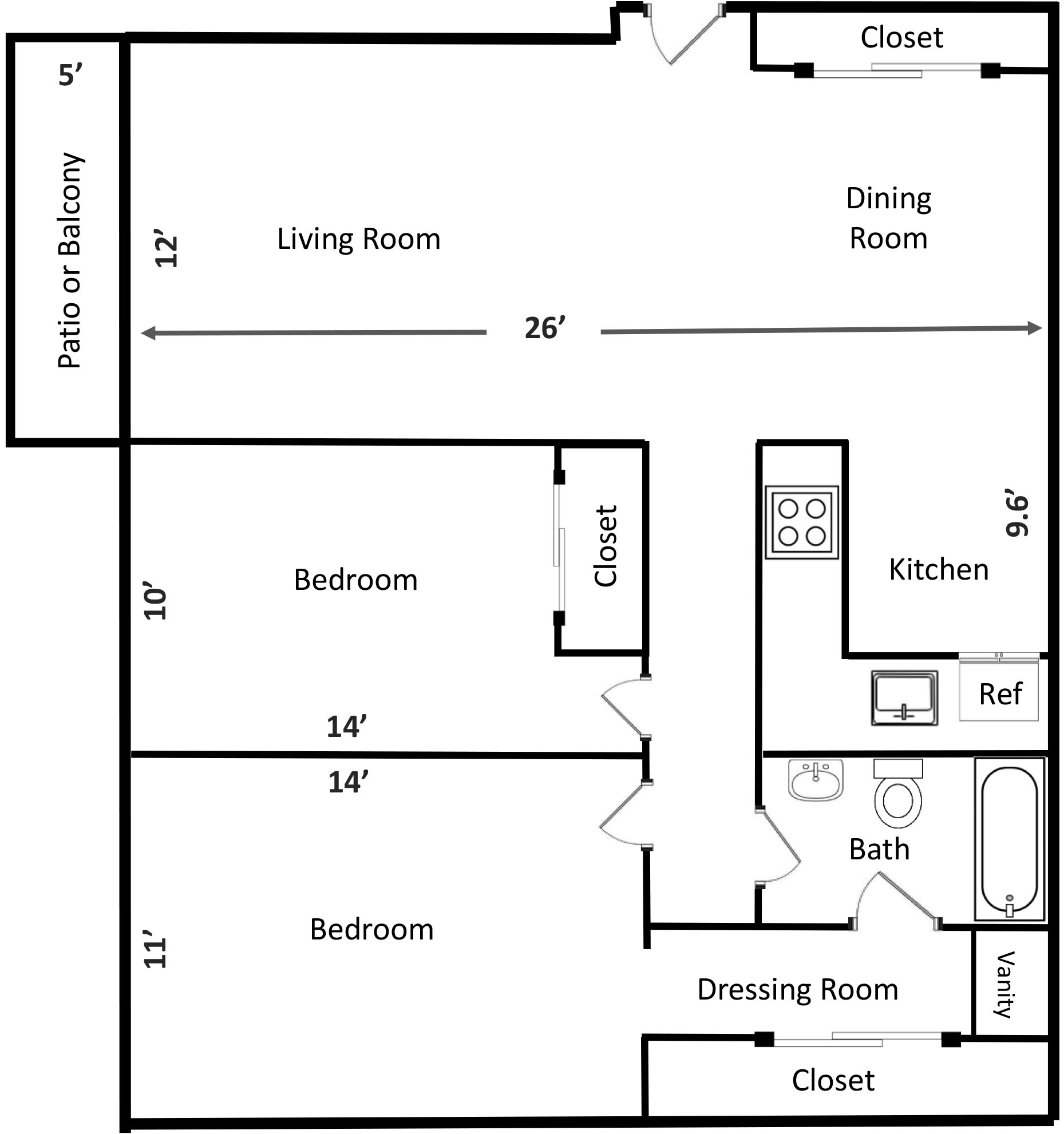 Spacious 2Bedroom Apartments for Rent in the Lehigh Valley Whittier